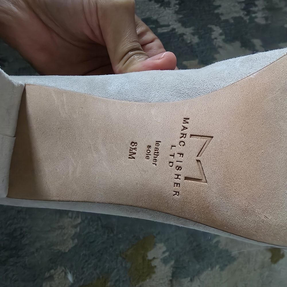 Marc Fisher Beige Suede Shoes